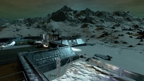 Loved the lighting of this world in Hyugen, so I paused after clearing this base from Takeover and took this photo.