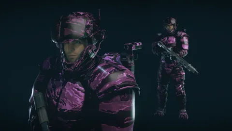 Pink Tigerstripe Armored