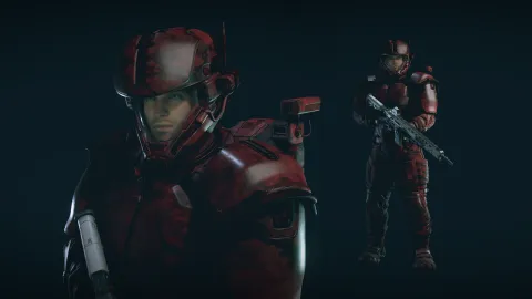 Red Camo Armored
