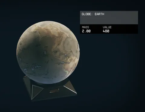 Took me a long time but finally found the Earth globe! I wonder if there's still clouds present.