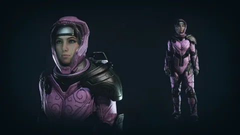 Luxurious Spacesuit - Pink Dark/Shadowed Style