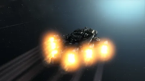 Highly modified cheap as chips ship on a new playthrough with some ASC Deimos parts.