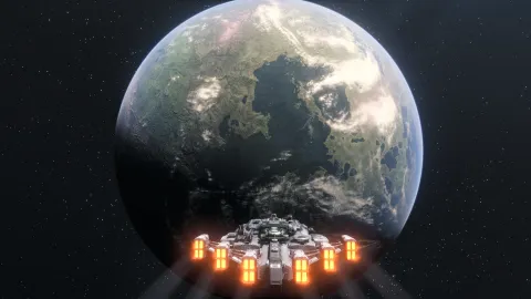 Highly modified cheap as chips ship on a new playthrough with some ASC Deimos parts.
