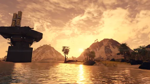 Nemeria IV-a always provides some of the best shots in its swamp biomes. Just starting an outpost and testing some of the Argos Extractor modules.