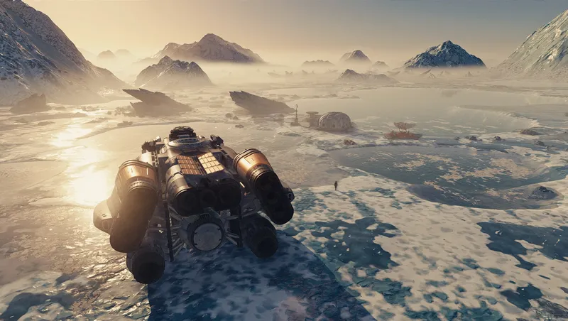 Icy Moon – Porrima IV‑d – Biome Visual Transformation (Xbox)