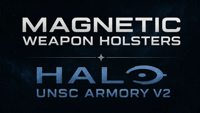 Halo UNSC Armory V2 - Magnetic Weapon Holsters PATCH