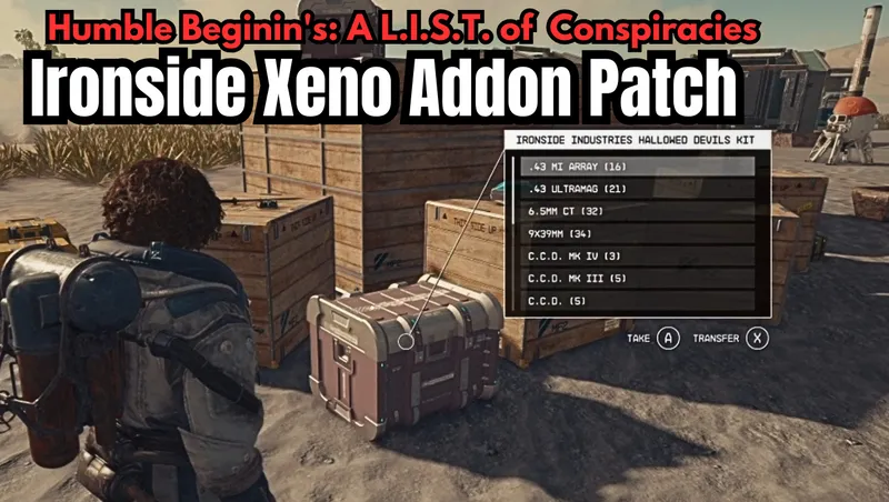 A L.I.S.T. of Conspiracies Ironside Xeno Patch