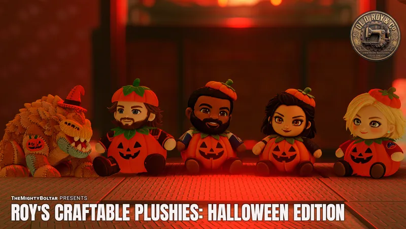 Roy's Craftable Plushies: Halloween Edition
