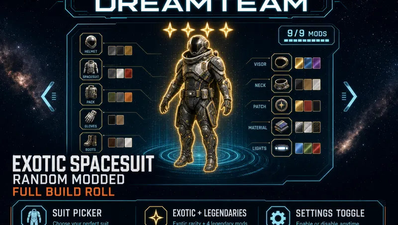 DreamTeam - Random Exotic Spacesuits