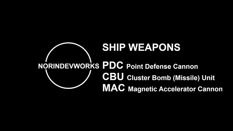 NorinDevWorks - Ship Weapons