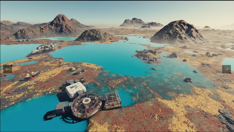 Vibrant Volcanic Landscapes - Biome Visual Transformation