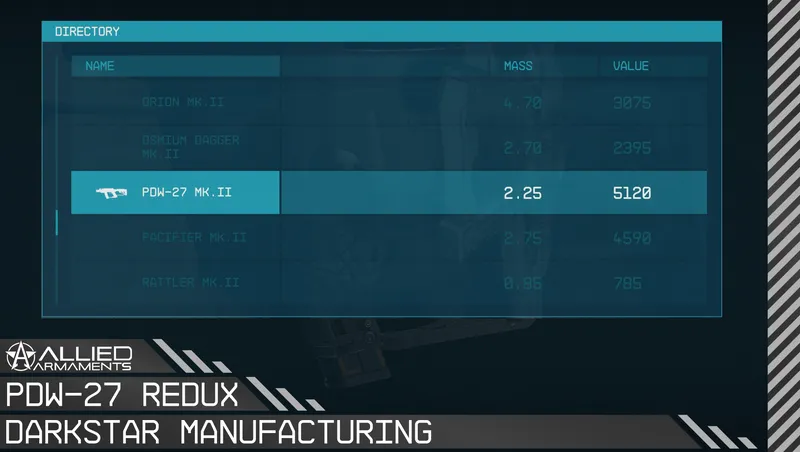 AA PDW-27 Redux Patch: DarkStar Manufacturing